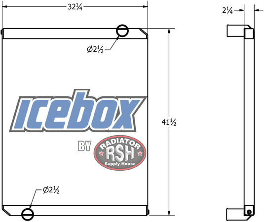 Pierce Fire Truck Radiator