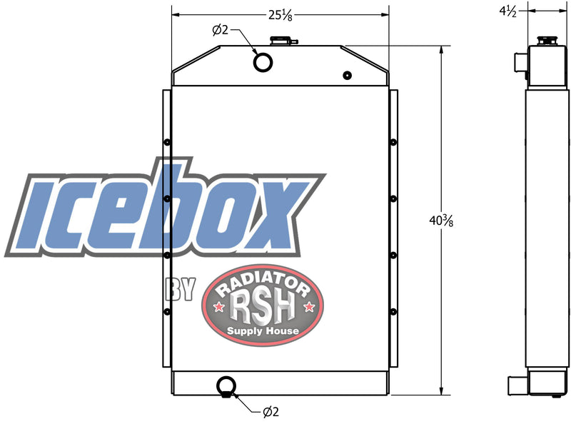 Load image into Gallery viewer, Cummins Power Unit Radiator # 990016
