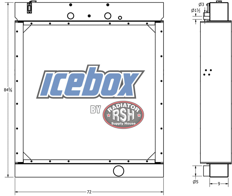 Load image into Gallery viewer, Cummins Radiator # 990018
