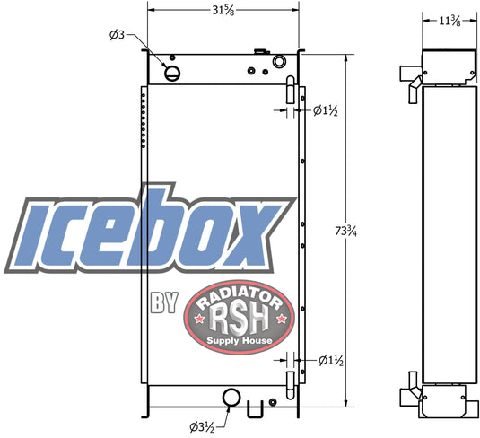 Cummins Genset Radiator