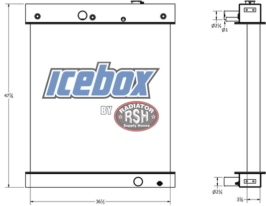Cummins 855 Pump Engine Radiator