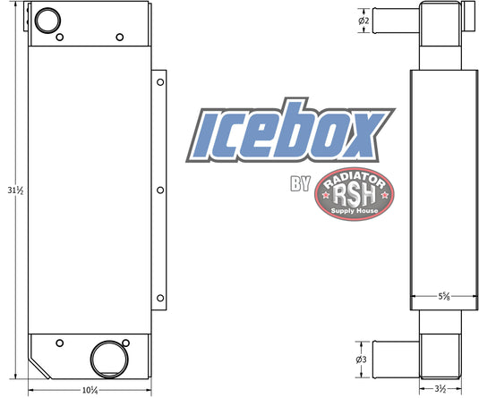Perkins PTC Charge Air Cooler # 990078