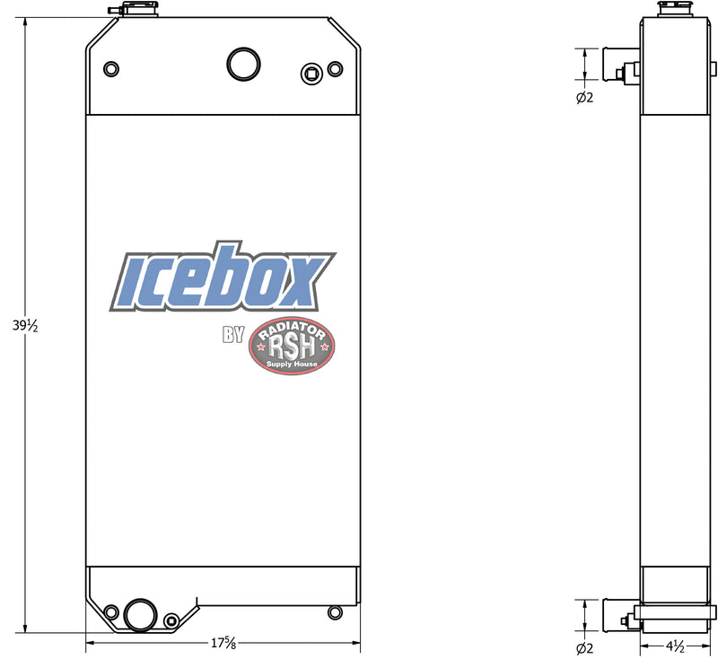 Load image into Gallery viewer, Perkins PJ38421 Radiator # 990083

