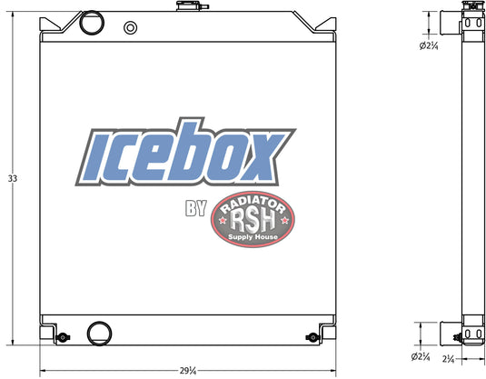 Multiquip DCA125USI Radiator # 990124