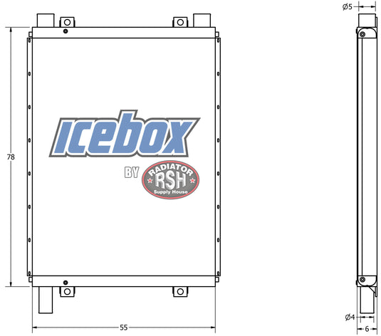 Frac Cube Oil Cooler
