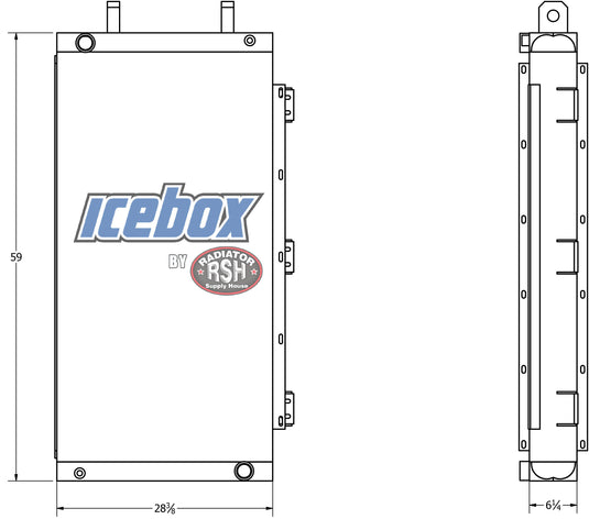 UEM Pump Cube Oil Cooler