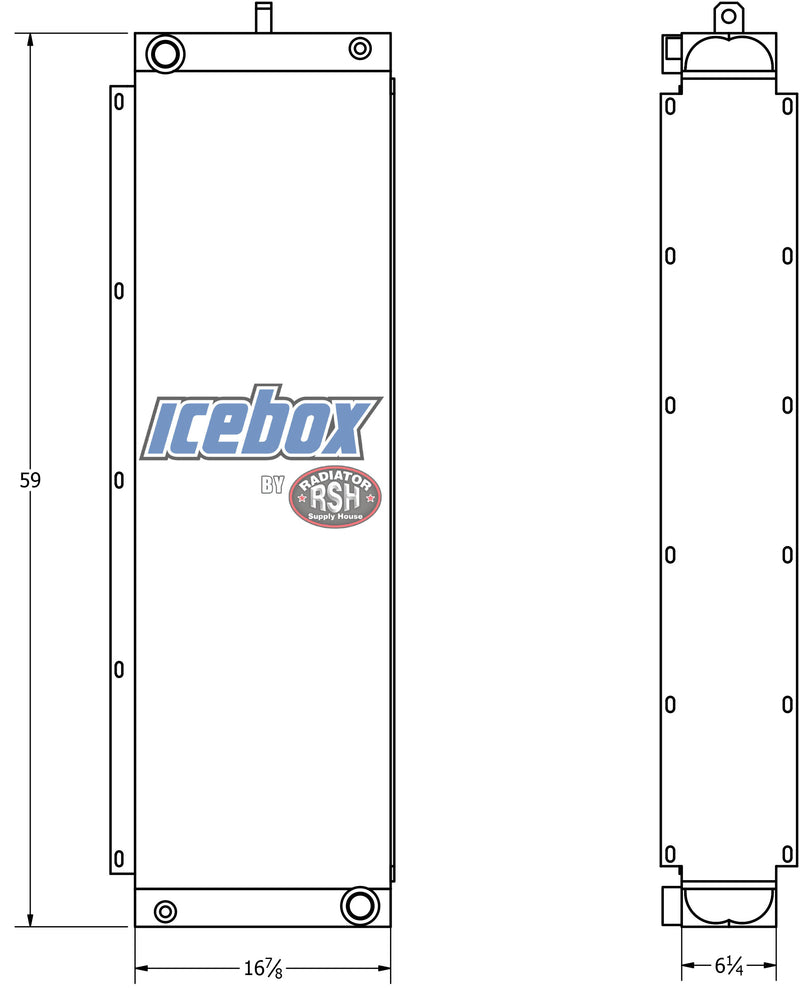 Load image into Gallery viewer, UEM Frac Pump Cube Oil Cooler # 990303
