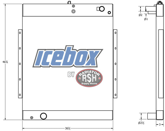 Generac 13.3L Radiator