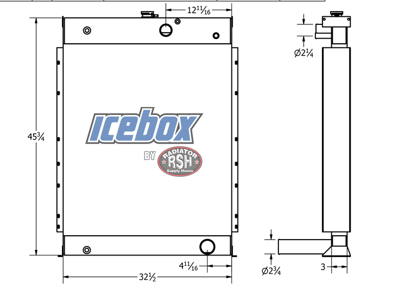 Load image into Gallery viewer, Olympian D200P4 Radiator # 990435

