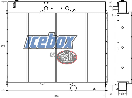 Onan KTA38-G2B Radiator