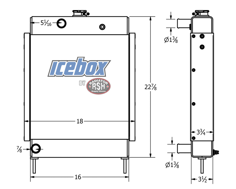 Load image into Gallery viewer, Perkins Radiator # 990499
