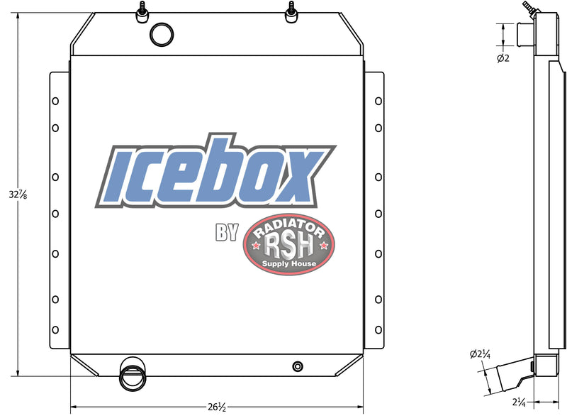 Load image into Gallery viewer, Detroit Diesel 65kW Generator Radiator # 990556
