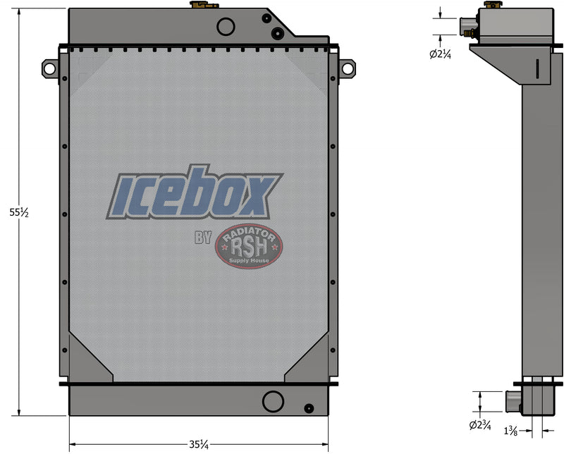 Load image into Gallery viewer, Onan LTA-10G1 Radiator # 990586
