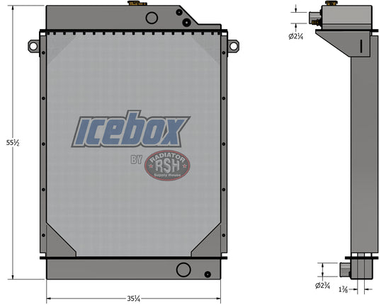 Onan LTA-10G1 Radiator