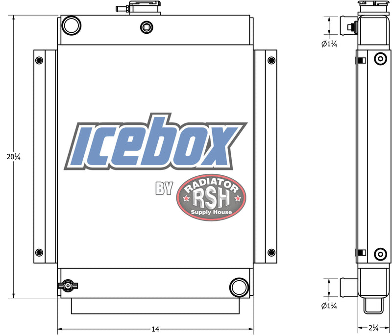 Load image into Gallery viewer, Isuzu 3CE1-BDZP1E Radiator # 990590
