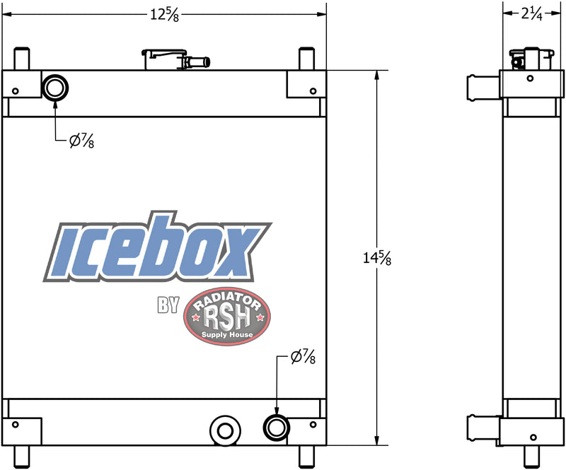 Load image into Gallery viewer, Kubota Gen-Set, Generator Radiator # 990659
