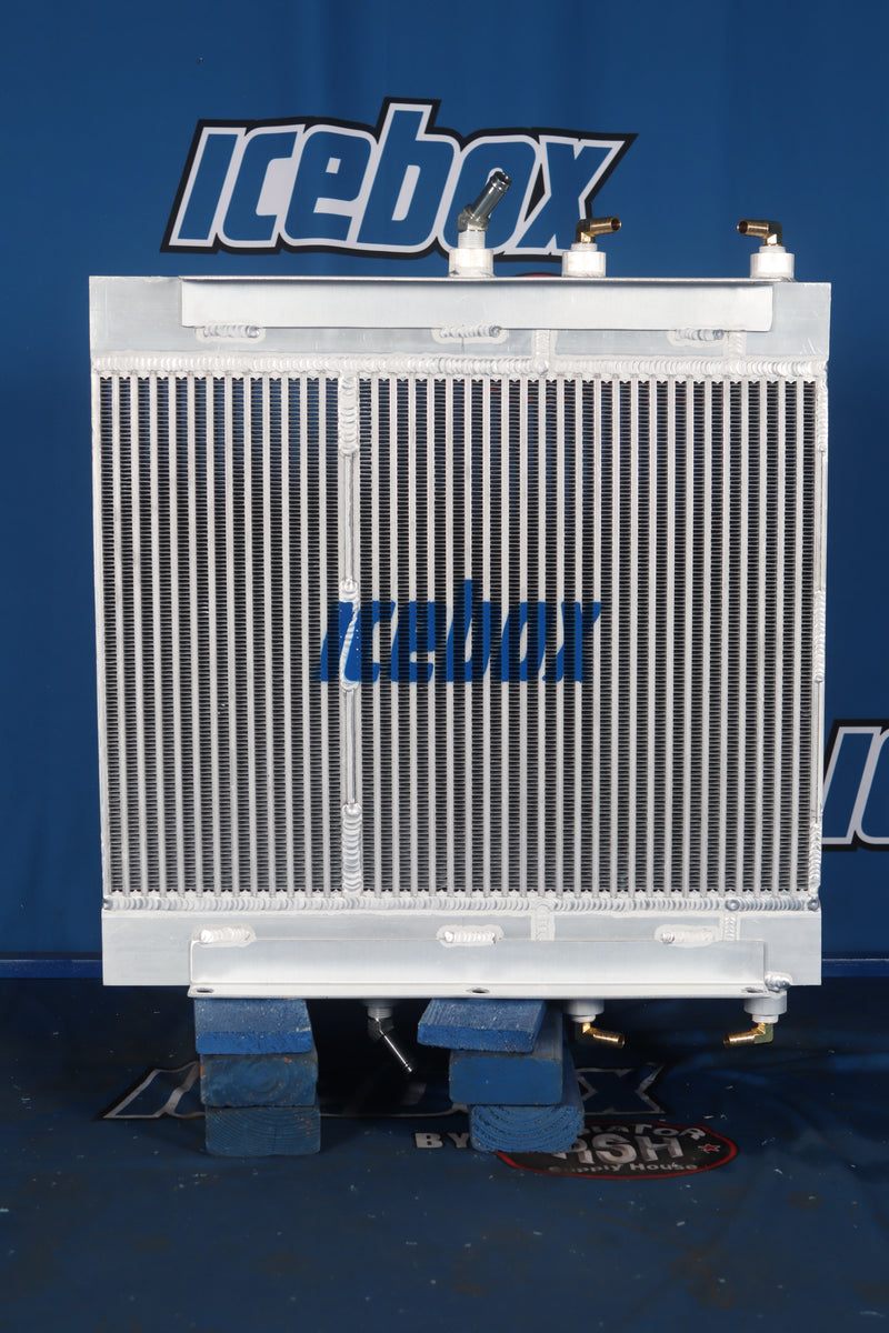 Load image into Gallery viewer, John Deere 300D, 310D, 315D Backhoe Oil Cooler # 870284
