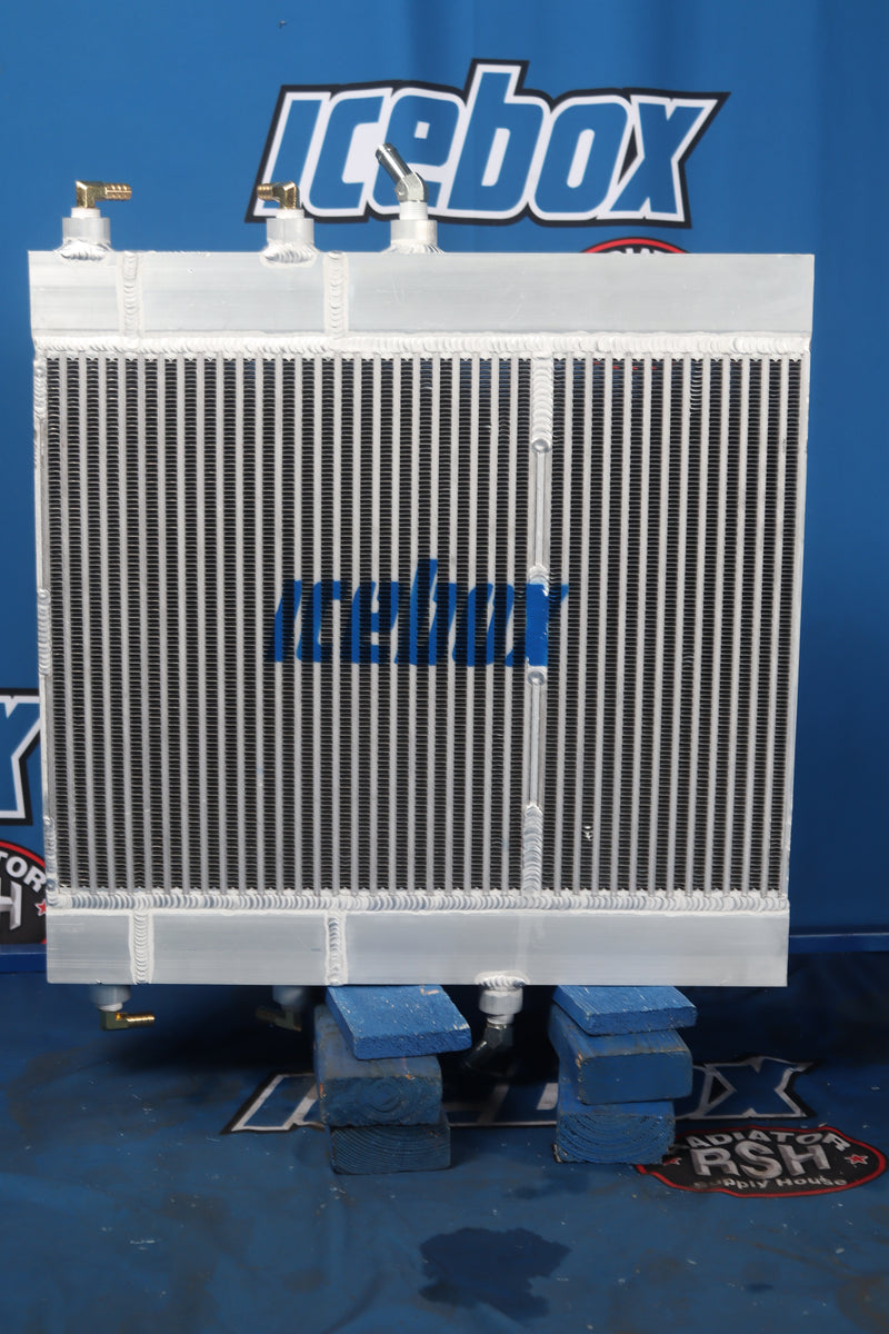 Load image into Gallery viewer, John Deere 300D, 310D, 315D Backhoe Oil Cooler # 870284
