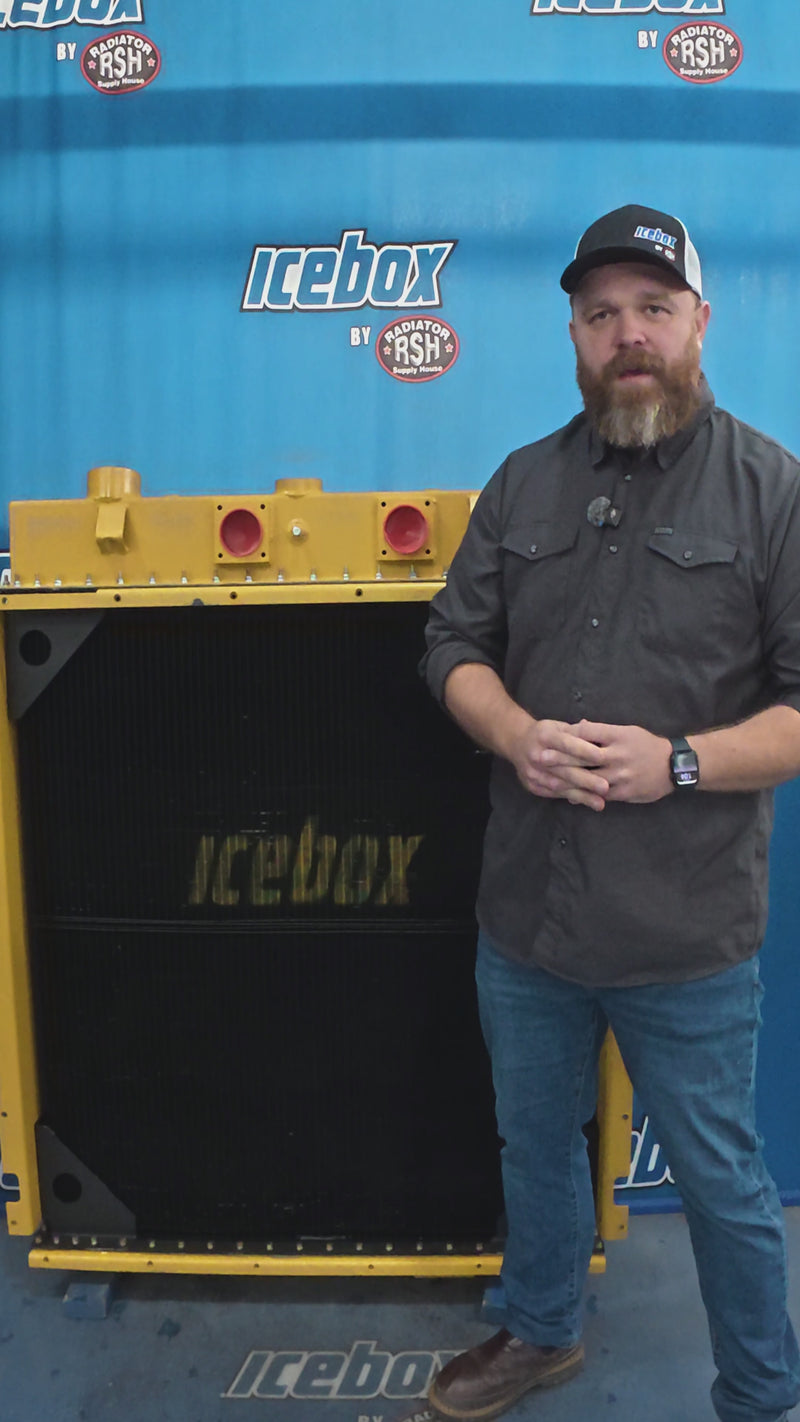 Load and play video in Gallery viewer, Caterpillar D8L Radiator # 850434

