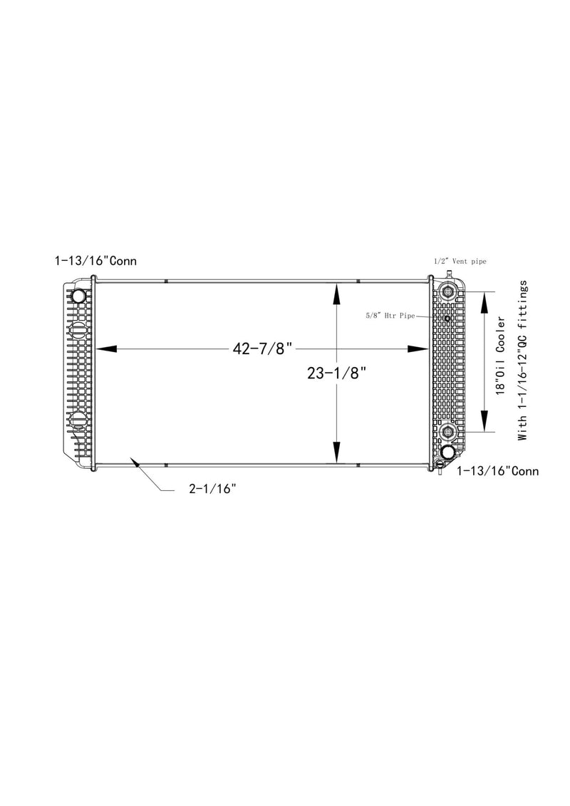 Load image into Gallery viewer, Chevrolet / GMC C8500, Topkick Radiator # 602038 - Radiator Supply House
