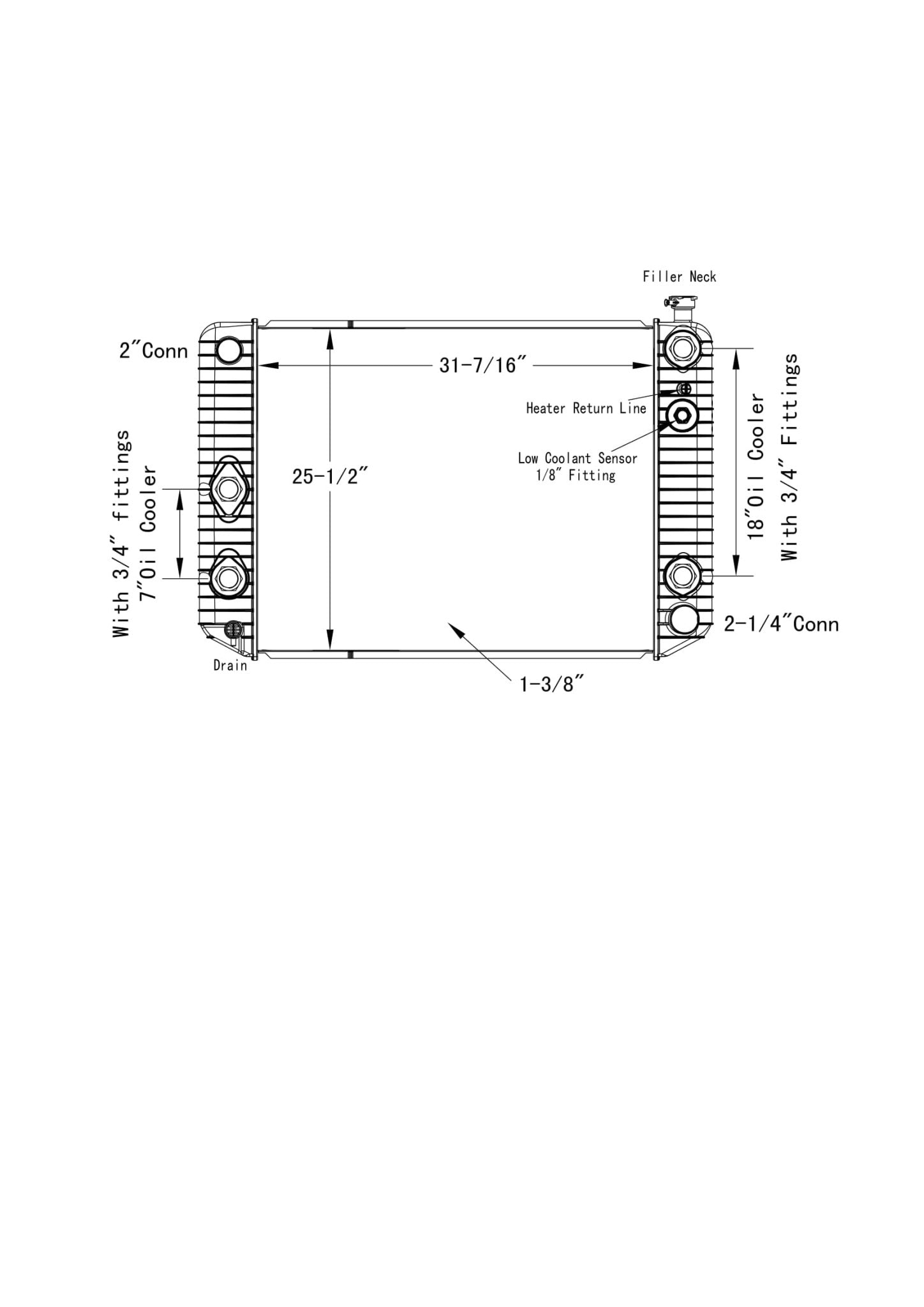 Chevrolet / GMC Radiator # 602016 – Radiator Supply House