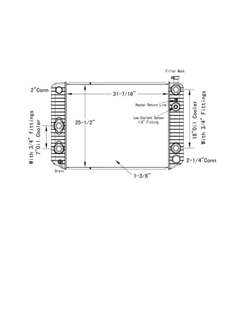 Chevrolet / GMC Radiator 