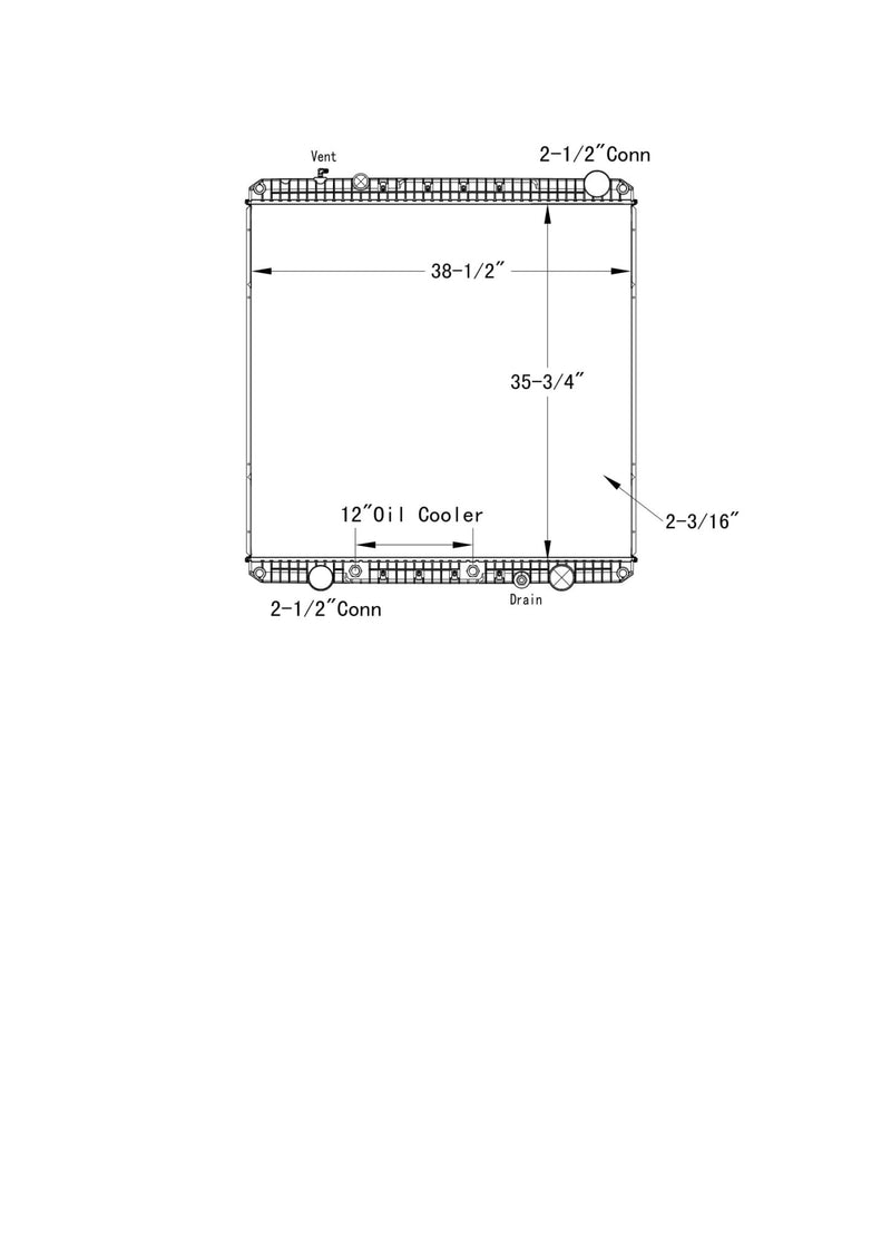 Load image into Gallery viewer, Freightliner Cascadia Radiator # 601166 - Radiator Supply House
