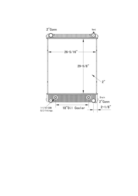 Freightliner M-2 Radiator 