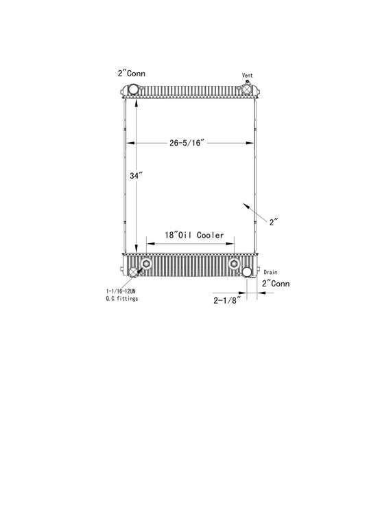 Freightliner M2 Radiator 