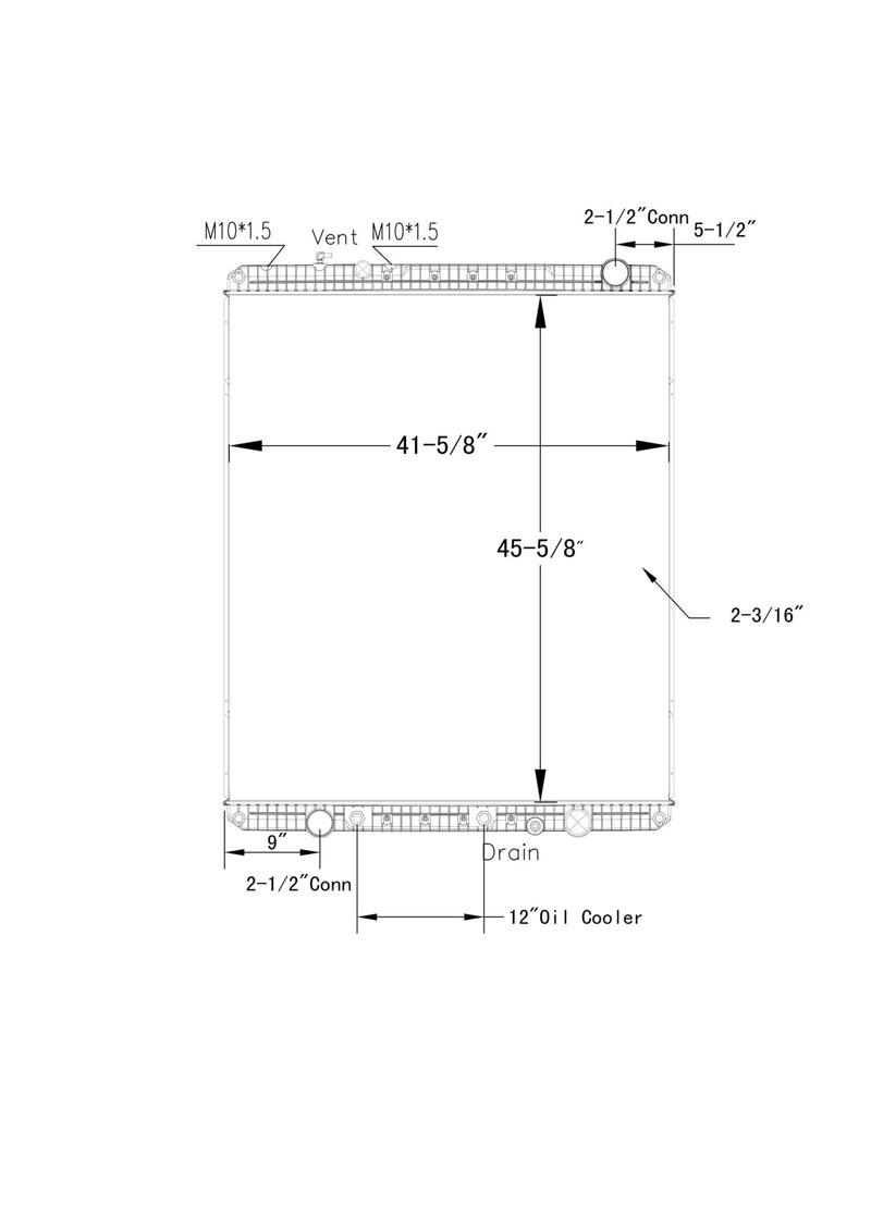 Load image into Gallery viewer, Freightliner Radiator # 601122 - Radiator Supply House
