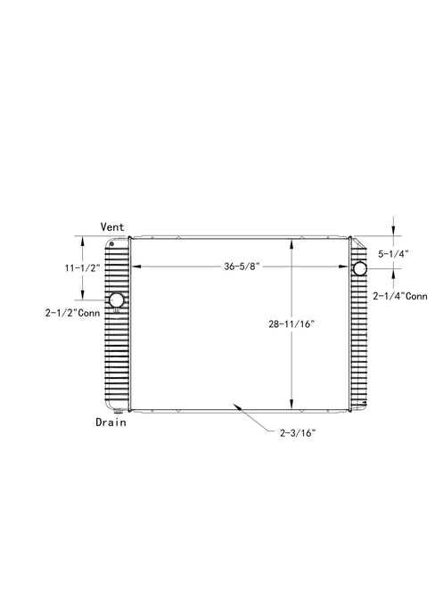 International 4300 Radiator 