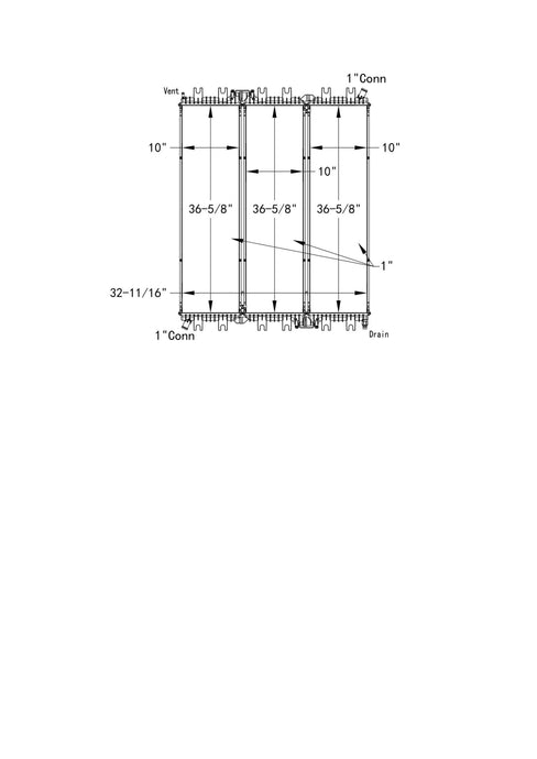 International ProsTAR 122 Radiator 