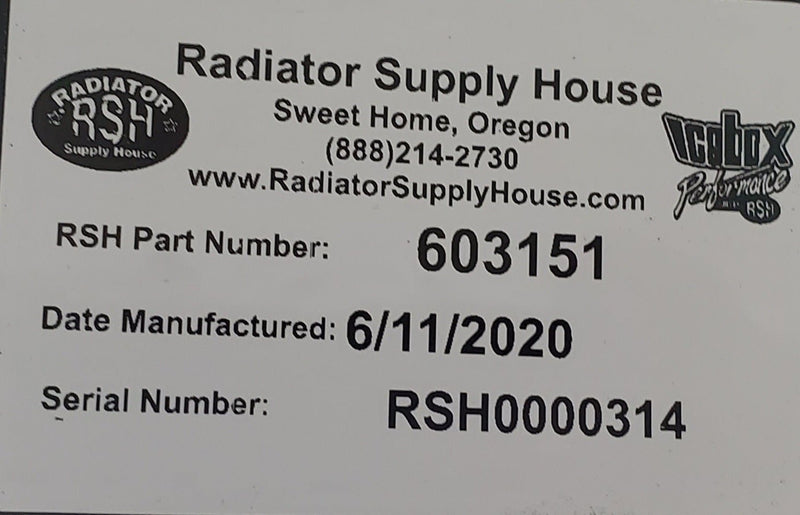 Load image into Gallery viewer, International Radiator # 603151 - Radiator Supply House
