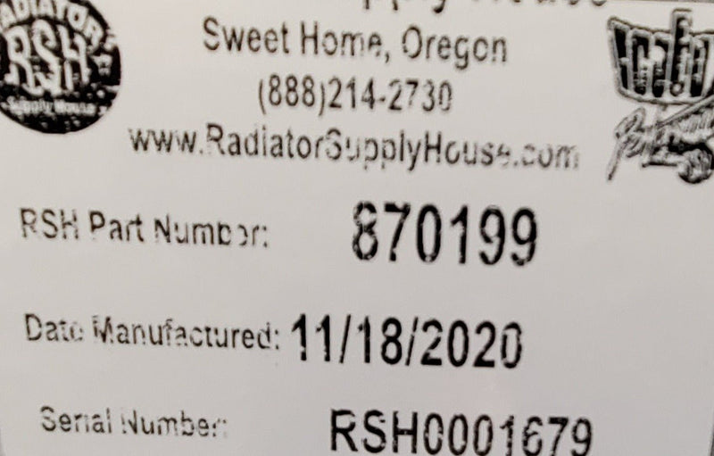 Load image into Gallery viewer, John Deere 650H Radiator # 870199 - Radiator Supply House
