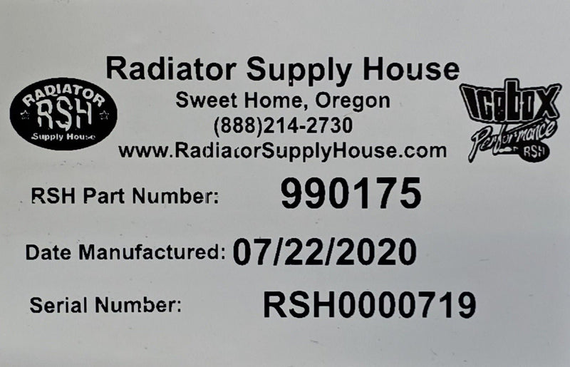 Load image into Gallery viewer, Kohler 60R02JA Radiator # 990175 - Radiator Supply House
