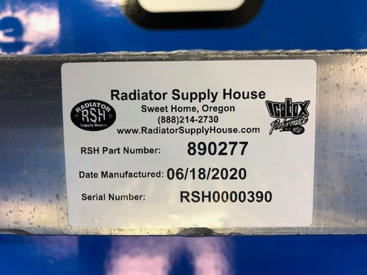 Volvo Oil Cooler # 890277 – Radiator Supply House