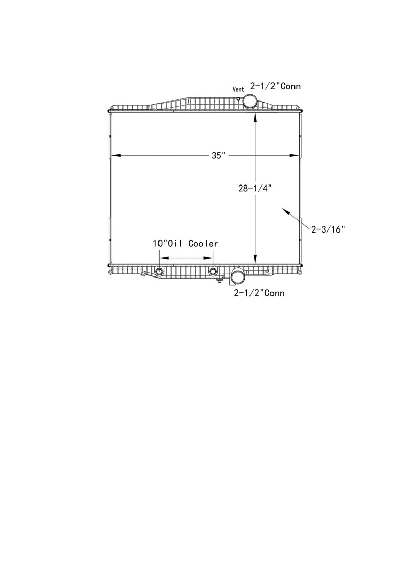 Load image into Gallery viewer, Volvo Radiator # 607041 - Radiator Supply House
