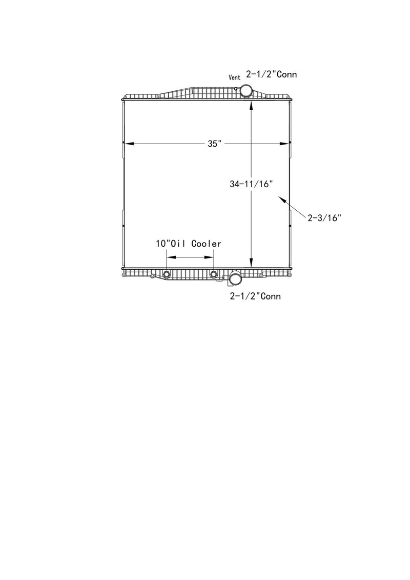 Load image into Gallery viewer, Volvo VHD Radiator # 607033 - Radiator Supply House
